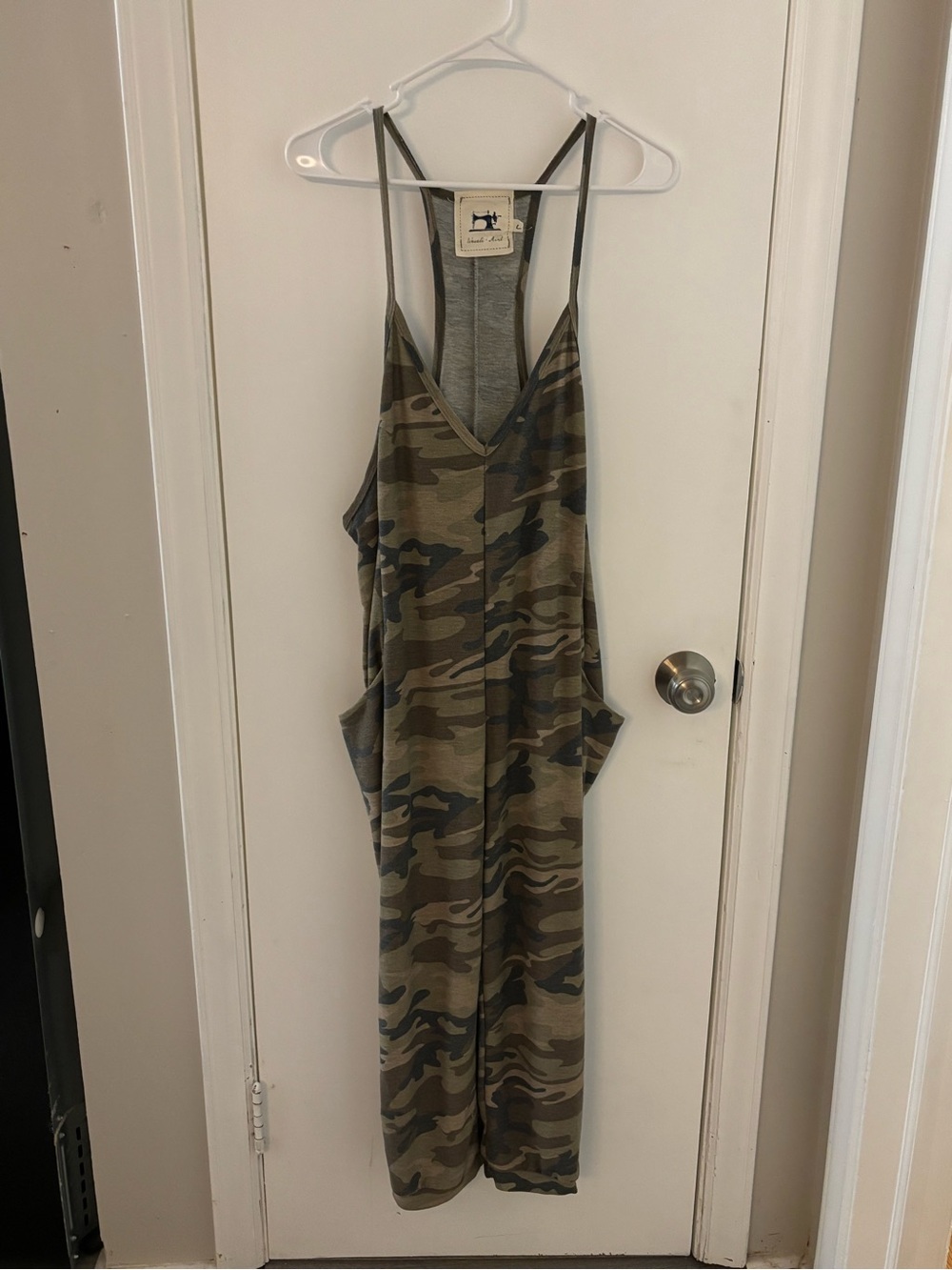 Wasabi and mint size L camo jumpsuit #casual